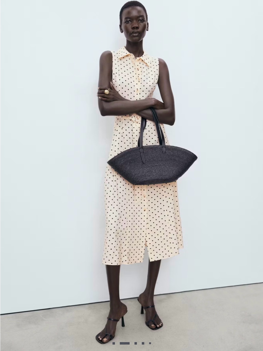 Polka Dot Shirt Dress